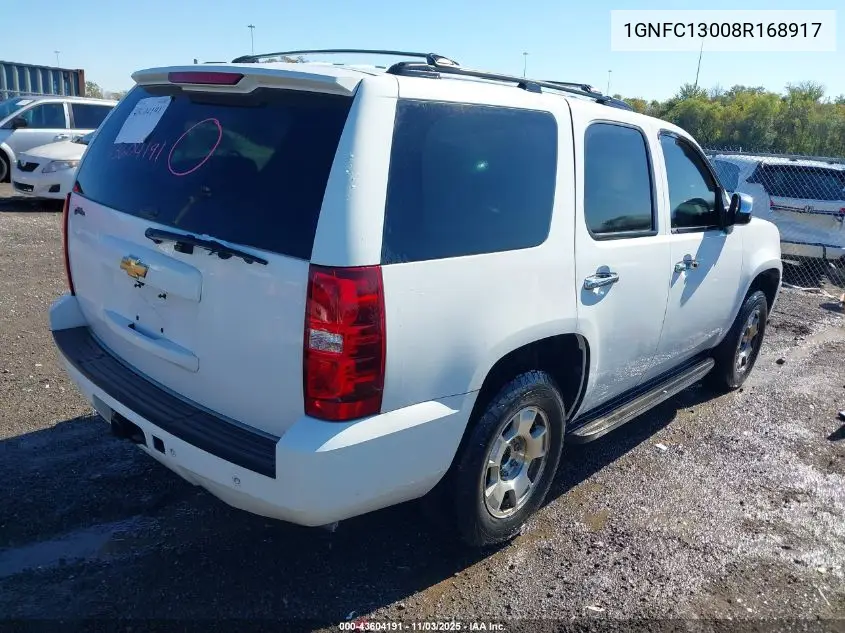 1GNFC13008R168917 2008 Chevrolet Tahoe Ltz
