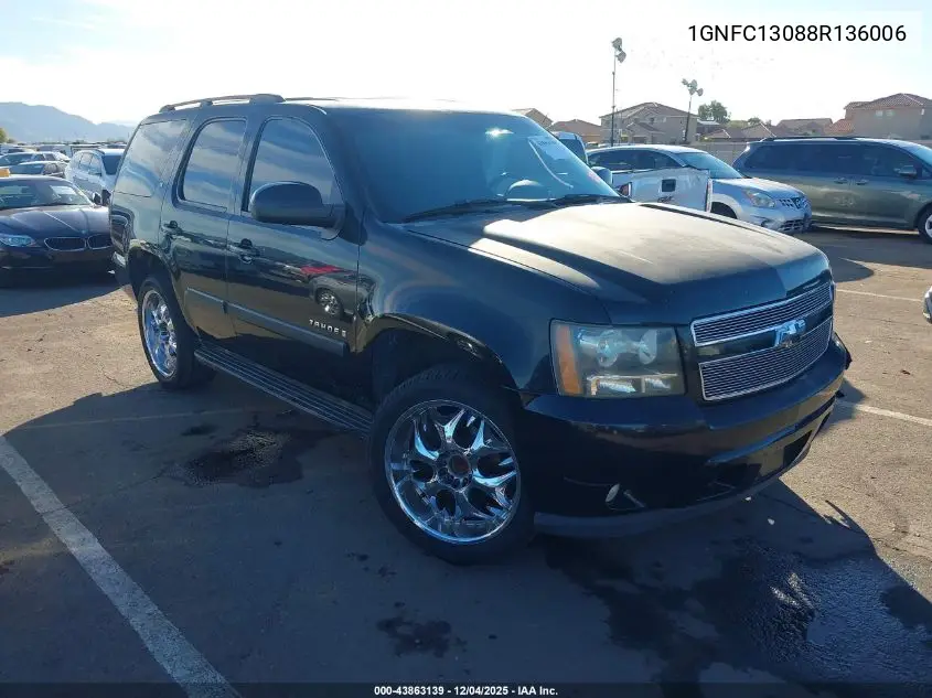 1GNFC13088R136006 2008 Chevrolet Tahoe Lt