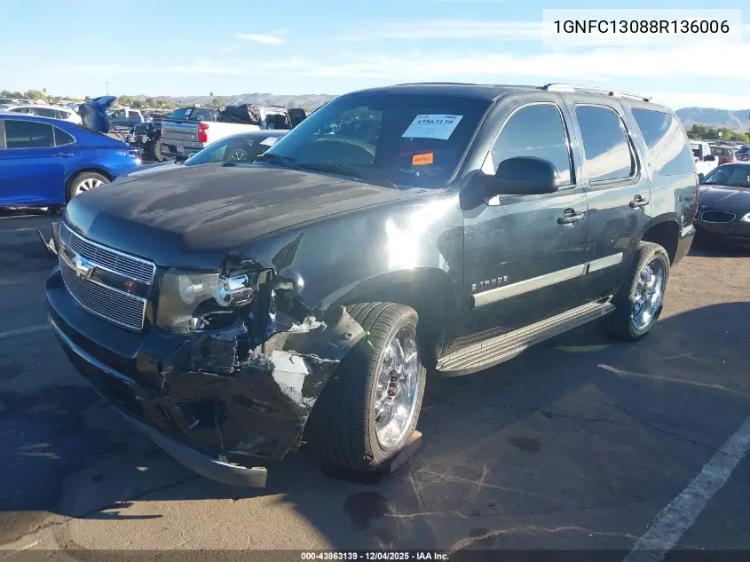 1GNFC13088R136006 2008 Chevrolet Tahoe Lt