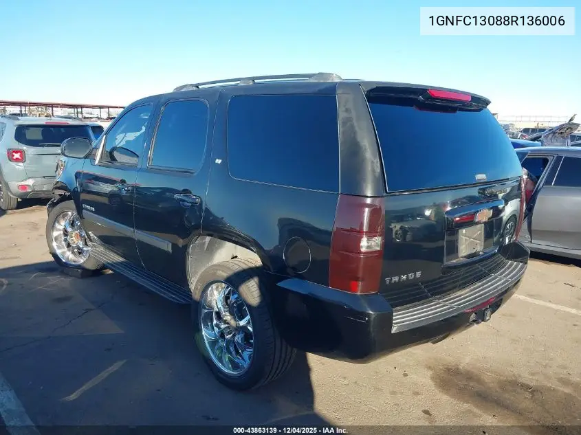 1GNFC13088R136006 2008 Chevrolet Tahoe Lt