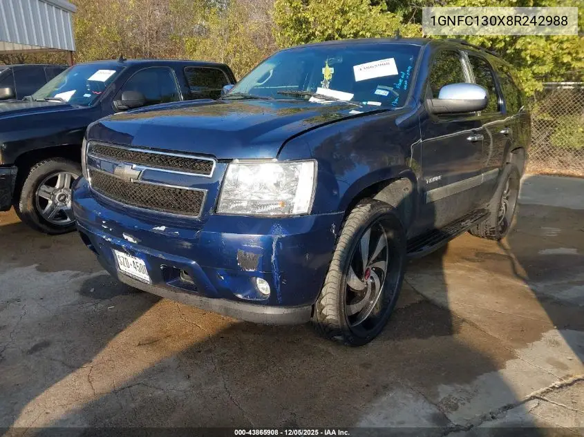 1GNFC130X8R242988 2008 Chevrolet Tahoe Lt