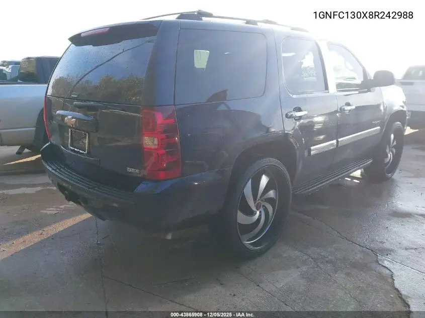1GNFC130X8R242988 2008 Chevrolet Tahoe Lt
