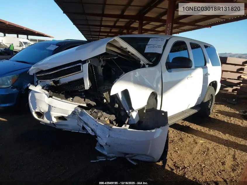 1GNEC03018R131820 2008 Chevrolet Tahoe Police
