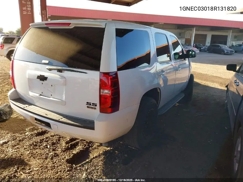 1GNEC03018R131820 2008 Chevrolet Tahoe Police