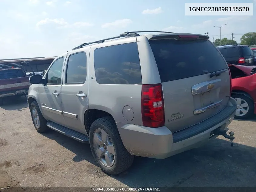 2009 Chevrolet Tahoe C1500 Lt VIN: 1GNFC23089R155520 Lot: 40053888