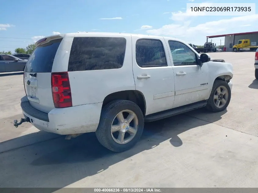 2009 Chevrolet Tahoe Lt2 VIN: 1GNFC23069R173935 Lot: 40066236