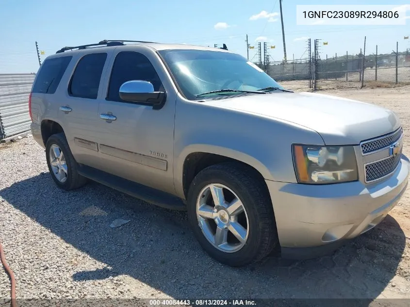 2009 Chevrolet Tahoe Lt1 VIN: 1GNFC23089R294806 Lot: 40084443