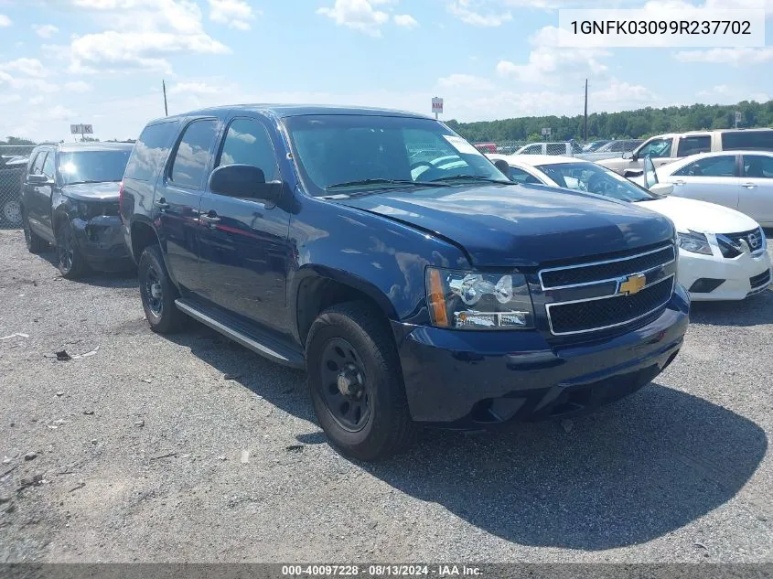 2009 Chevrolet Tahoe Special Services VIN: 1GNFK03099R237702 Lot: 40097228