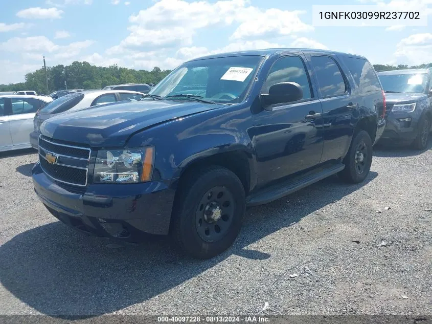 2009 Chevrolet Tahoe Special Services VIN: 1GNFK03099R237702 Lot: 40097228