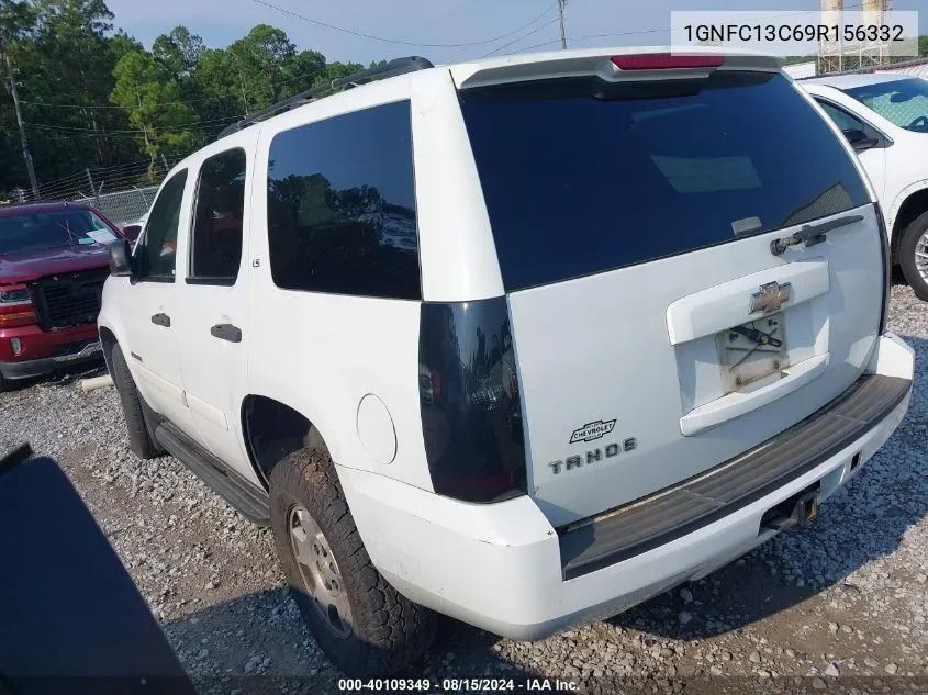 2009 Chevrolet Tahoe Ls VIN: 1GNFC13C69R156332 Lot: 40109349