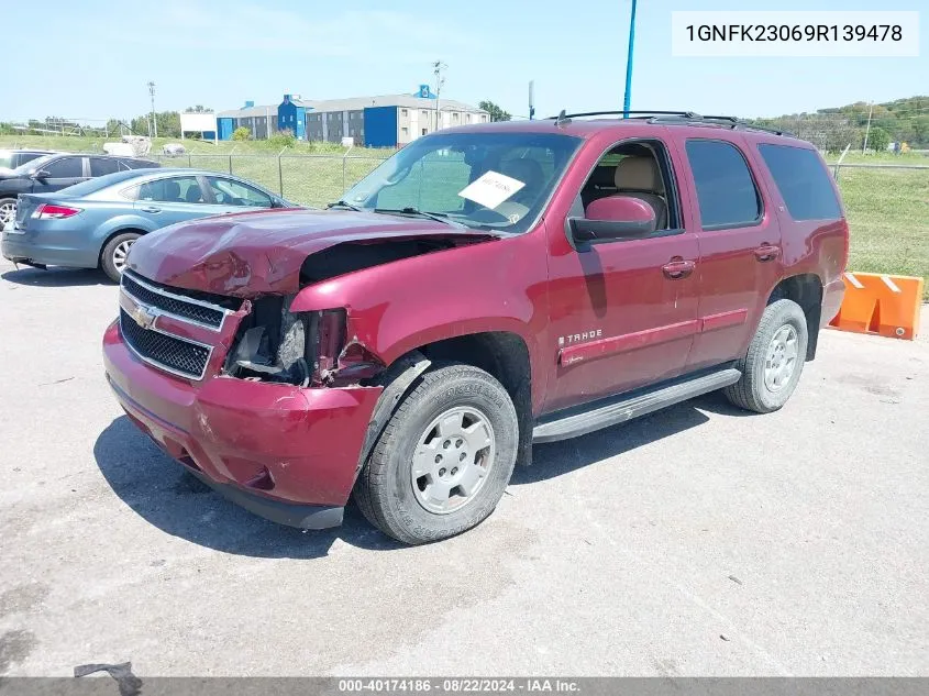 1GNFK23069R139478 2009 Chevrolet Tahoe Lt2