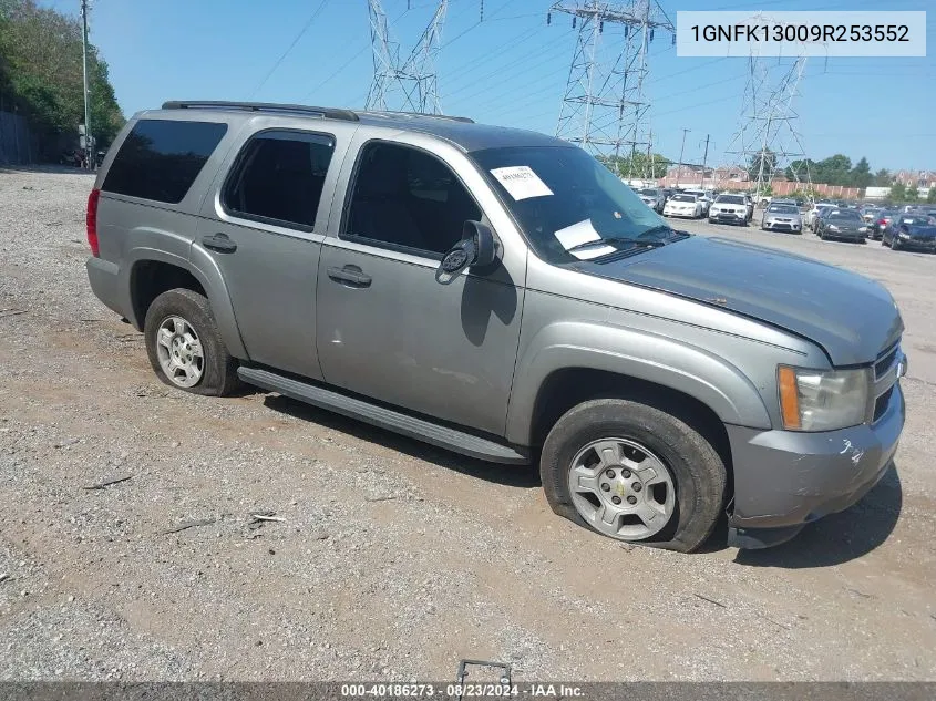 2009 Chevrolet Tahoe Ls VIN: 1GNFK13009R253552 Lot: 40186273