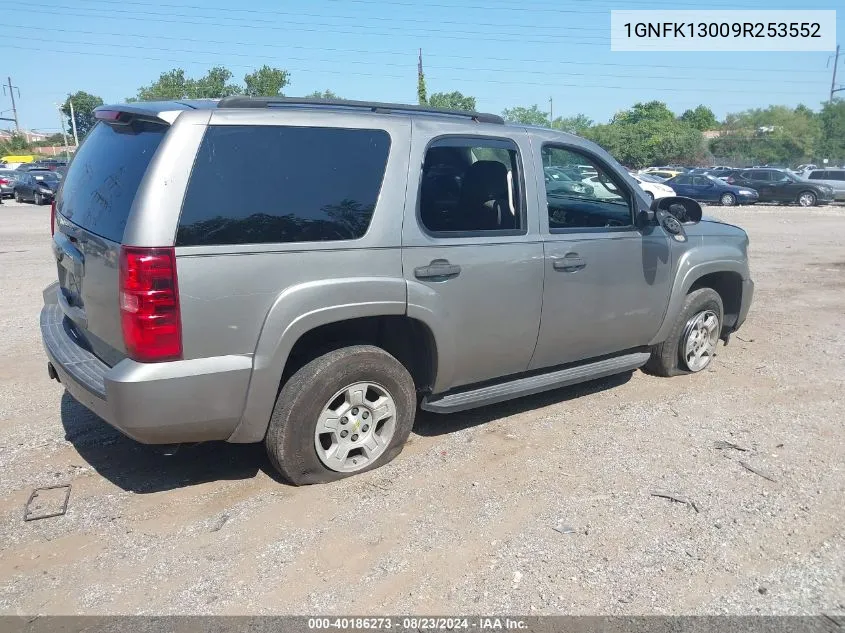 2009 Chevrolet Tahoe Ls VIN: 1GNFK13009R253552 Lot: 40186273