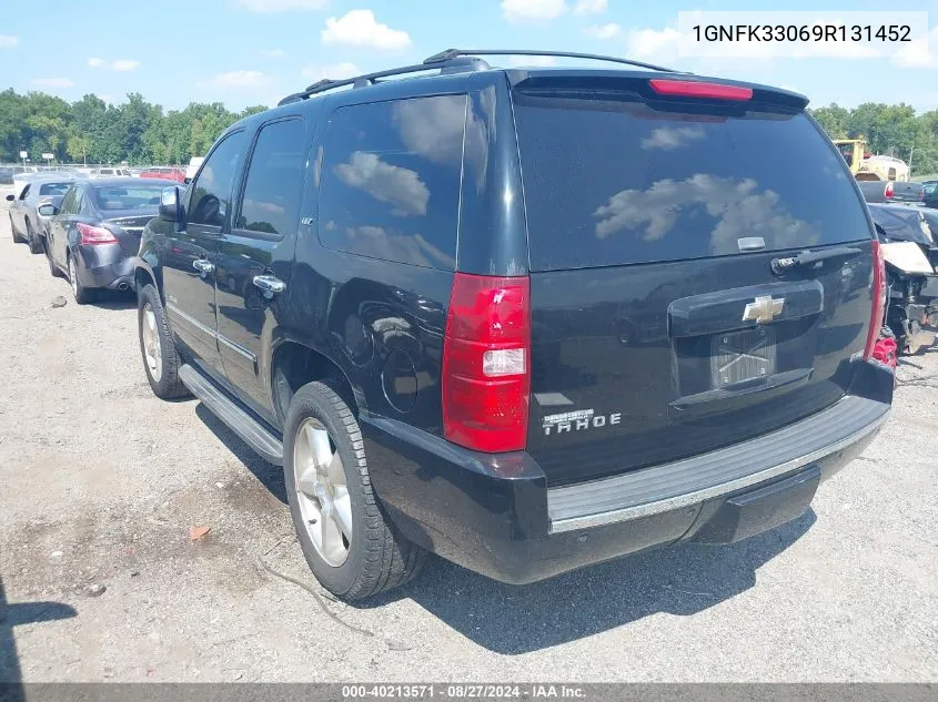 1GNFK33069R131452 2009 Chevrolet Tahoe Ltz