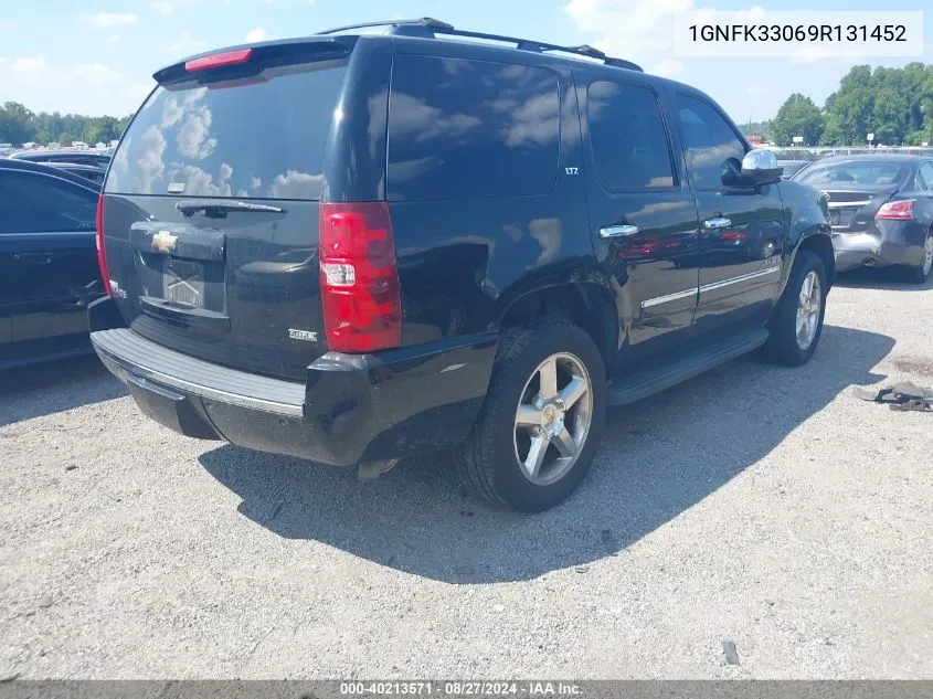 2009 Chevrolet Tahoe Ltz VIN: 1GNFK33069R131452 Lot: 40213571