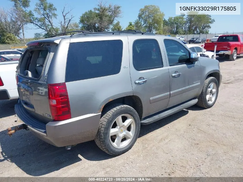 2009 Chevrolet Tahoe Ltz VIN: 1GNFK33029R175805 Lot: 40224723