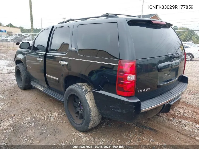 1GNFK33029R177859 2009 Chevrolet Tahoe K1500 Ltz