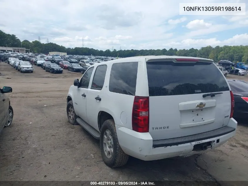 2009 Chevrolet Tahoe Commercial Fleet VIN: 1GNFK13059R198614 Lot: 40279103