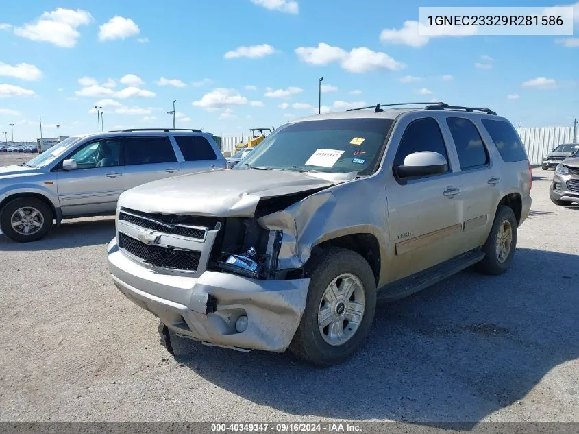 1GNEC23329R281586 2009 Chevrolet Tahoe C1500 Lt