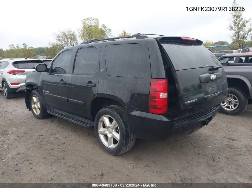 2009 Chevrolet Tahoe K1500 Lt VIN: 1GNFK23079R138226 Lot: 40409739