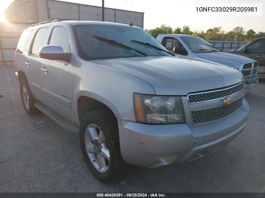 1GNFC33029R205981 2009 Chevrolet Tahoe Ltz