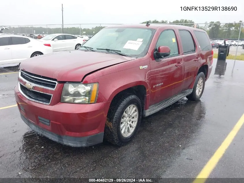 1GNFK13529R138690 2009 Chevrolet Tahoe Hybrid