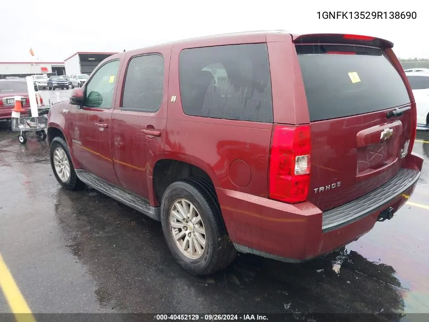 1GNFK13529R138690 2009 Chevrolet Tahoe Hybrid