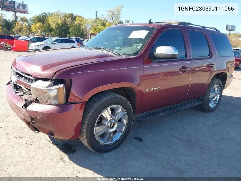 1GNFC23039J111066 2009 Chevrolet Tahoe Lt2