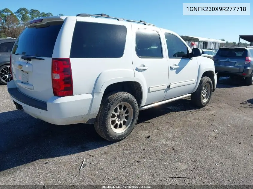 1GNFK230X9R277718 2009 Chevrolet Tahoe Lt2