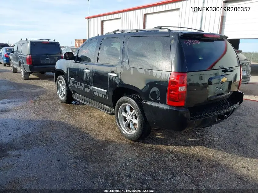 1GNFK33049R206357 2009 Chevrolet Tahoe Ltz