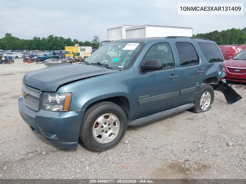 1GNMCAE3XAR131409 2010 Chevrolet Tahoe Ls