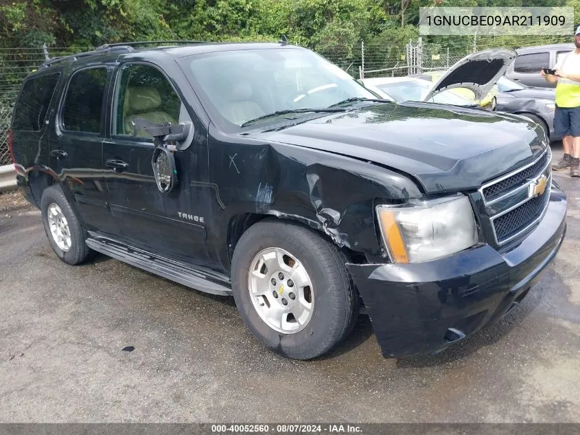 2010 Chevrolet Tahoe Lt VIN: 1GNUCBE09AR211909 Lot: 40052560