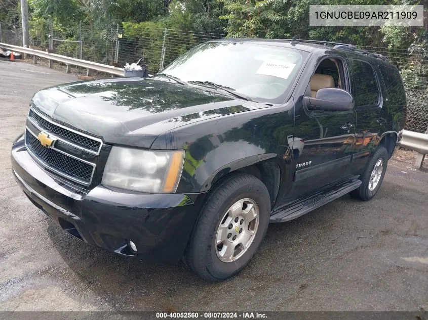 2010 Chevrolet Tahoe Lt VIN: 1GNUCBE09AR211909 Lot: 40052560