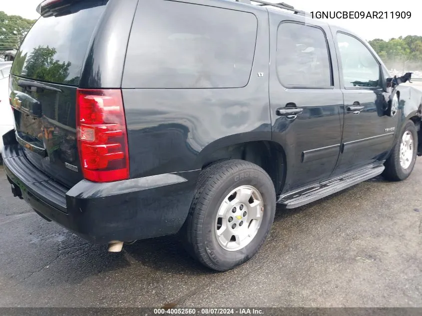 1GNUCBE09AR211909 2010 Chevrolet Tahoe Lt