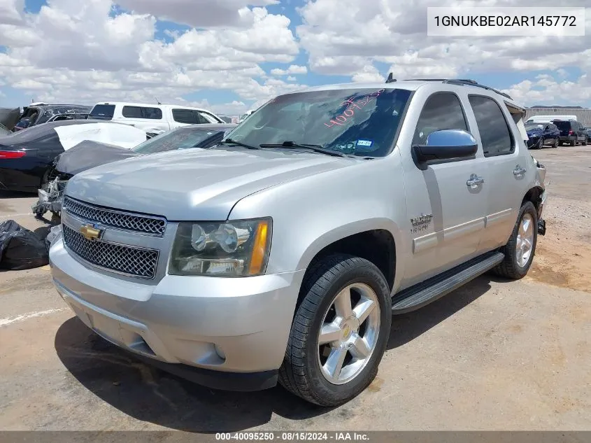 1GNUKBE02AR145772 2010 Chevrolet Tahoe Lt