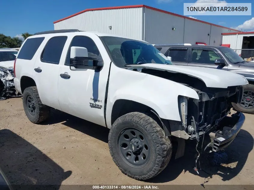 2010 Chevrolet Tahoe Commercial Fleet VIN: 1GNUKAE01AR284589 Lot: 40133314