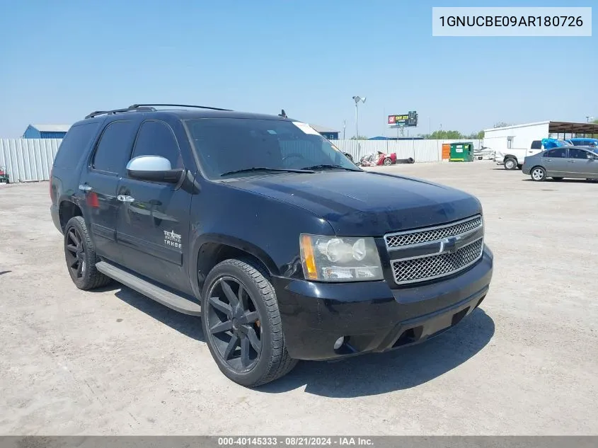 2010 Chevrolet Tahoe C1500 Lt VIN: 1GNUCBE09AR180726 Lot: 40145333