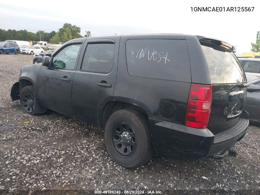 2010 Chevrolet Tahoe Ls VIN: 1GNMCAE01AR125567 Lot: 40189240