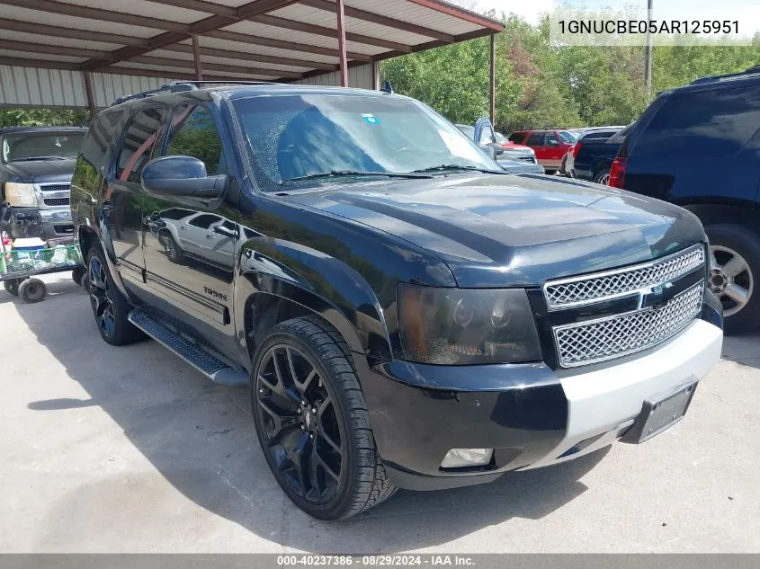 2010 Chevrolet Tahoe Lt VIN: 1GNUCBE05AR125951 Lot: 40237386