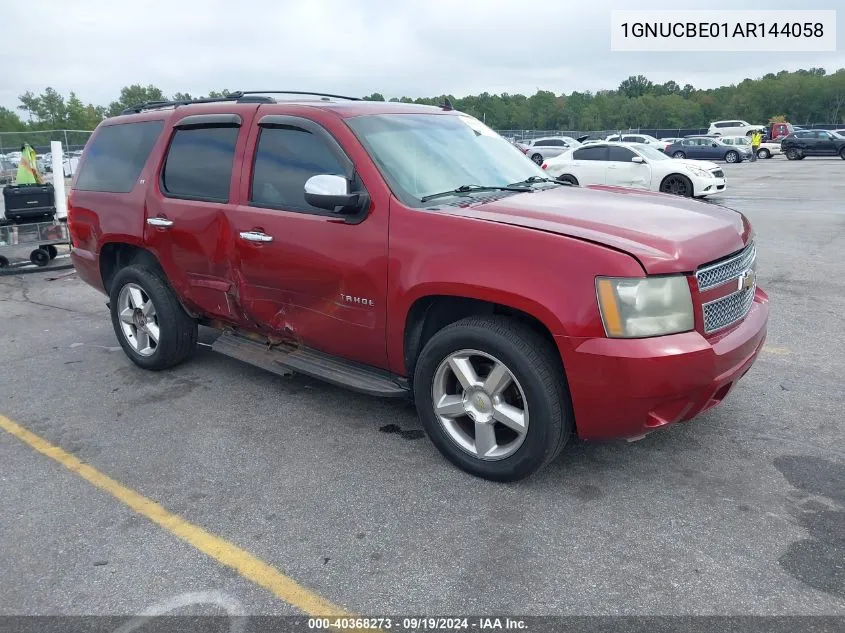 1GNUCBE01AR144058 2010 Chevrolet Tahoe Lt