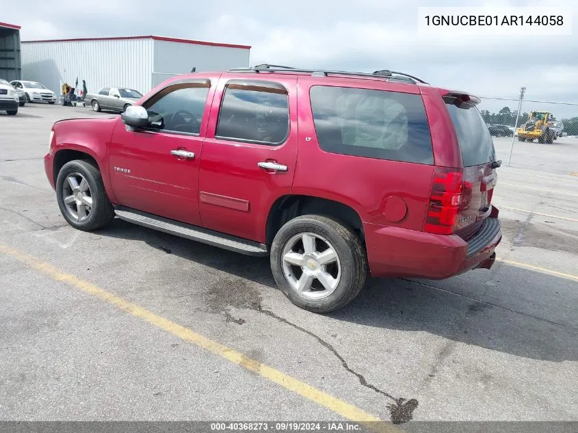 1GNUCBE01AR144058 2010 Chevrolet Tahoe Lt