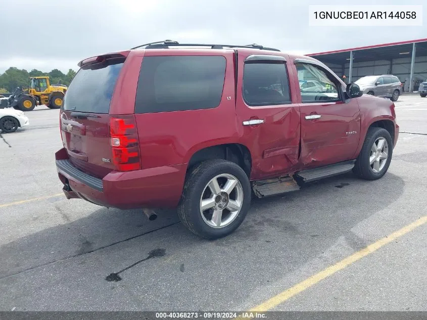 1GNUCBE01AR144058 2010 Chevrolet Tahoe Lt