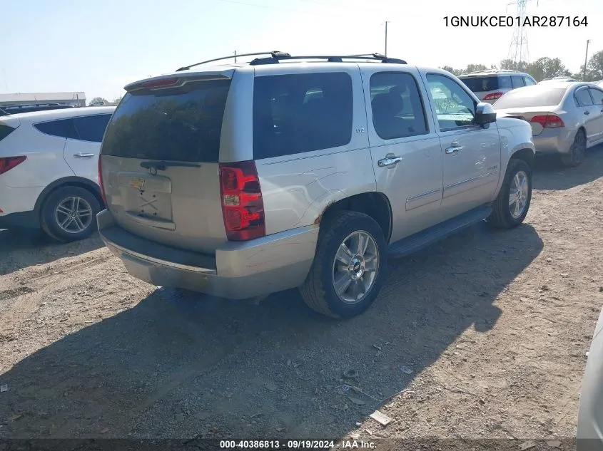 1GNUKCE01AR287164 2010 Chevrolet Tahoe Ltz