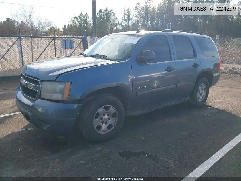 1GNMCAE31AR224299 2010 Chevrolet Tahoe Ls