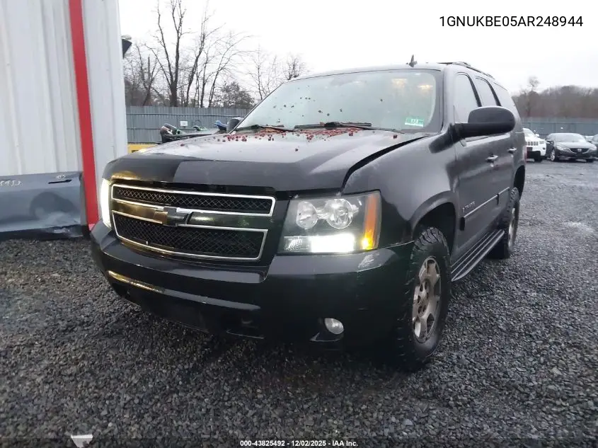 1GNUKBE05AR248944 2010 Chevrolet Tahoe Lt
