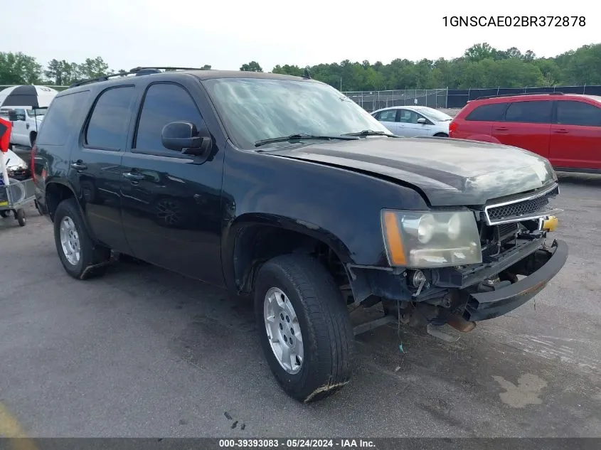 2011 Chevrolet Tahoe Ls VIN: 1GNSCAE02BR372878 Lot: 39393083