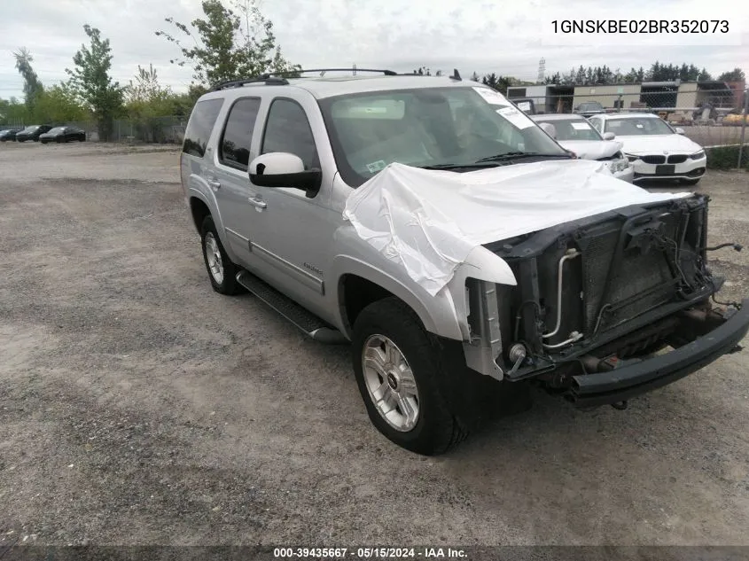 1GNSKBE02BR352073 2011 Chevrolet Tahoe Lt