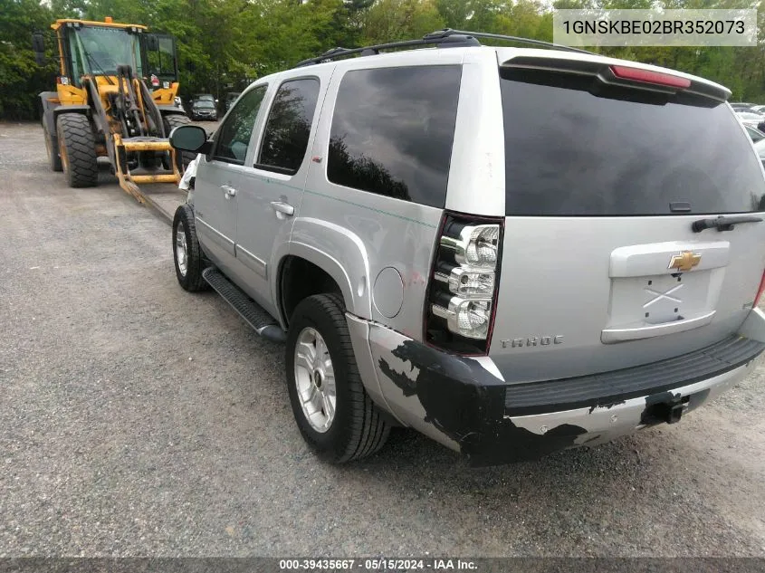 1GNSKBE02BR352073 2011 Chevrolet Tahoe Lt