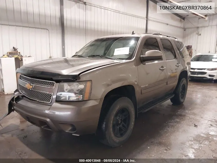 2011 Chevrolet Tahoe Ls VIN: 1GNSKAE0XBR370864 Lot: 40013848