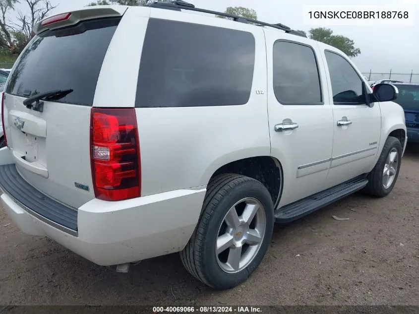 2011 Chevrolet Tahoe Ltz VIN: 1GNSKCE08BR188768 Lot: 40069066